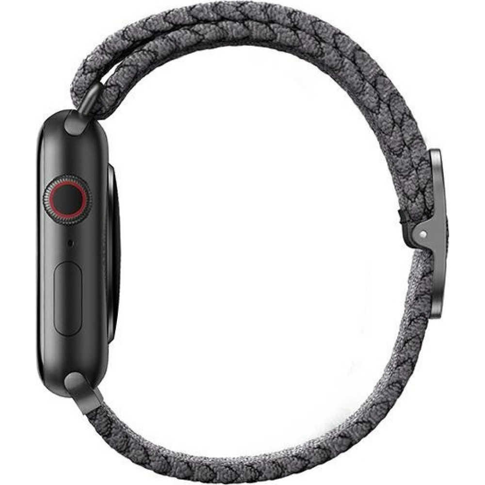 Uniq Aspen Braided Band - Premium Πλεκτό Λουράκι Apple Watch Ultra/SE/11/10/9/8/7/6/5/4 (49/46/45/44mm) - Grey (UNIQ-44MM-ASPGRY)