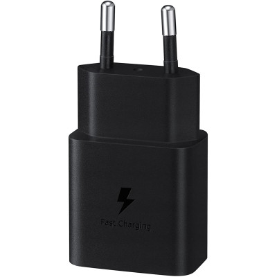 Samsung Fast Travel Charger - Ταχυφορτιστής Ταξιδιού / Αντάπτορας Με 1x Type-C - 15W - Black (EP-T1510NBEGEU)