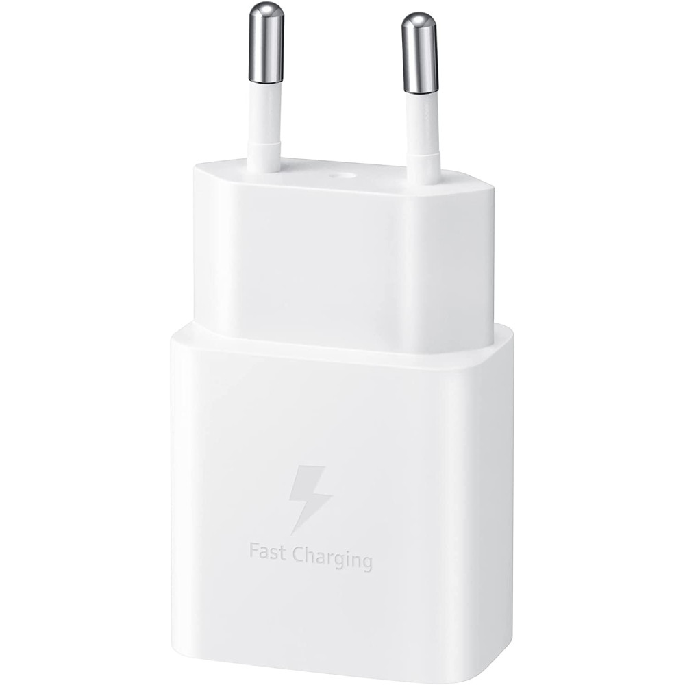Samsung Fast Travel Charger - Ταχυφορτιστής Ταξιδιού / Αντάπτορας Με 1x Type-C - 15W - White (EP-T1510NWEGEU)