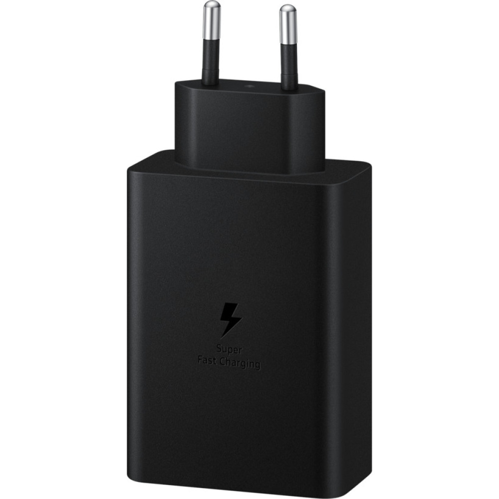Samsung Fast Travel Charger - Ταχυφορτιστής Ταξιδιού / Αντάπτορας Με 2 x Type-C / 1 x USB - 65W - Black (EP-T6530NBEGEU)