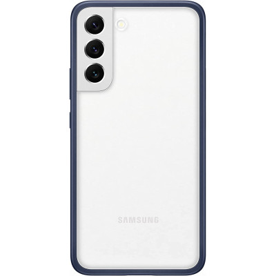 Samsung Frame Cover - Σετ Θήκη με 2 x Tempered Glass Πλάτης - Samsung Galaxy S22 Plus 5G - Navy (EF-MS906CNEGWW)