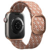 Uniq Aspen Braided Band - Premium Πλεκτό Λουράκι Apple Watch SE/11/10/9/8/7/6/5/4 (42/41/40mm) - Citrus Pink (UNIQ-41MM-ASPDECPNK)