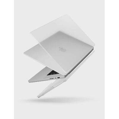 Uniq Σκληρή Θήκη Claro MacBook Pro 14'' 2021 με Προστασία Πληκτρολογίου και Κάλυμμα Κάμερας - Matte Clear (UNIQ-MP14(2021)-CLAROMCLR)
