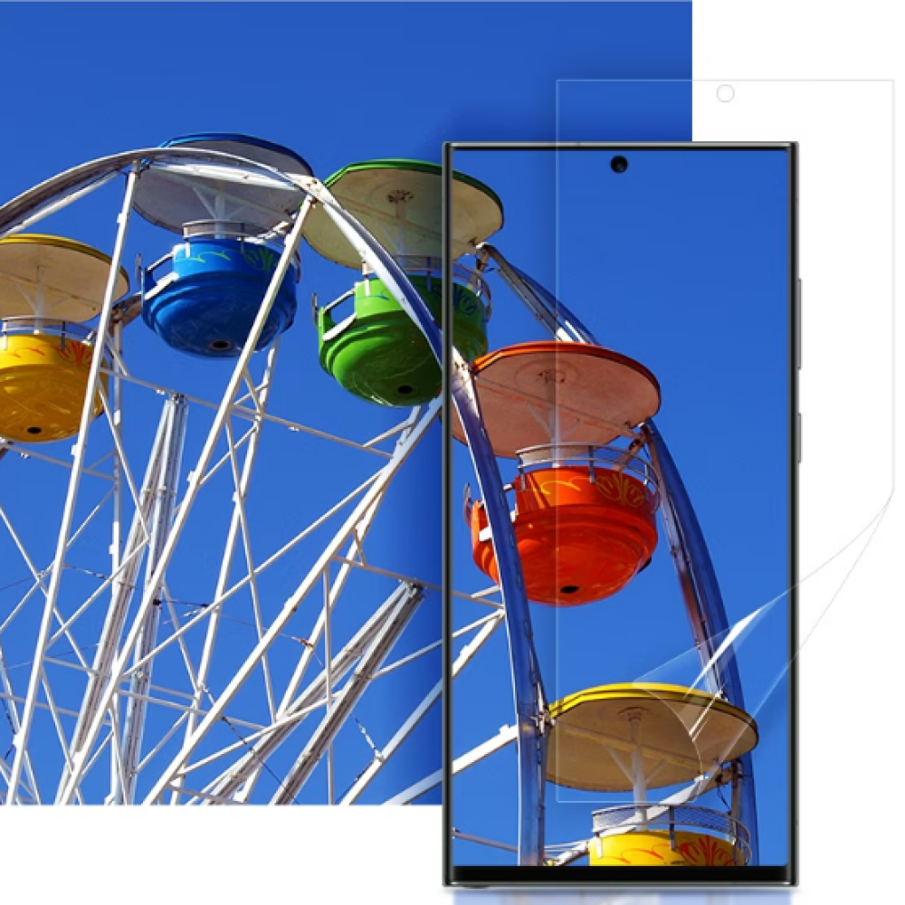 Official Samsung Screen Protector - Μεμβράνη Προστασίας Οθόνης Samsung Galaxy S23 Ultra - 2 Τεμάχια (EF-US918CTEGWW)