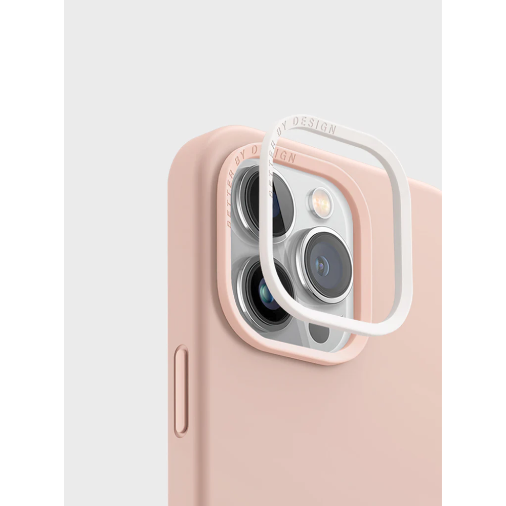 Uniq Lino - Ανθεκτική Σκληρή Θήκη με 2 x Πλαίσια Κάμερας - Apple iPhone 14 Pro - Pink (UNIQ-IP6.1P(2022)-LINOPNK)