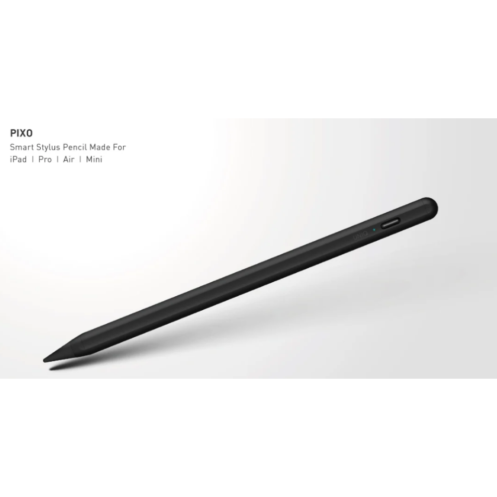 Uniq Pixo Magnetic Stylus for iPad - Μαγνητική Ψηφιακή Γραφίδα Αφής με Palm Rejection για iPad - Black (UNIQ-PIXO-BLACK)