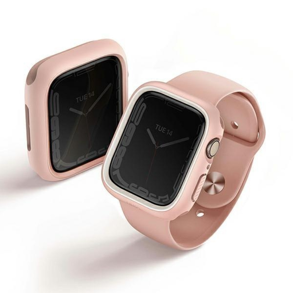 Uniq Moduo Case - Θήκη Apple Watch SE/9/8/7/6/5/4 (45/44mm) - Pink / White (UNIQ-45MM-MDPNKWHT)