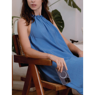 Uniq Coehl Lumino - Ανθεκτική MagSafe Διάφανη Θήκη - Apple iPhone 15 Pro - Prussian Blue (UNIQ-IP6.1P(2023)-LUMMBLU)