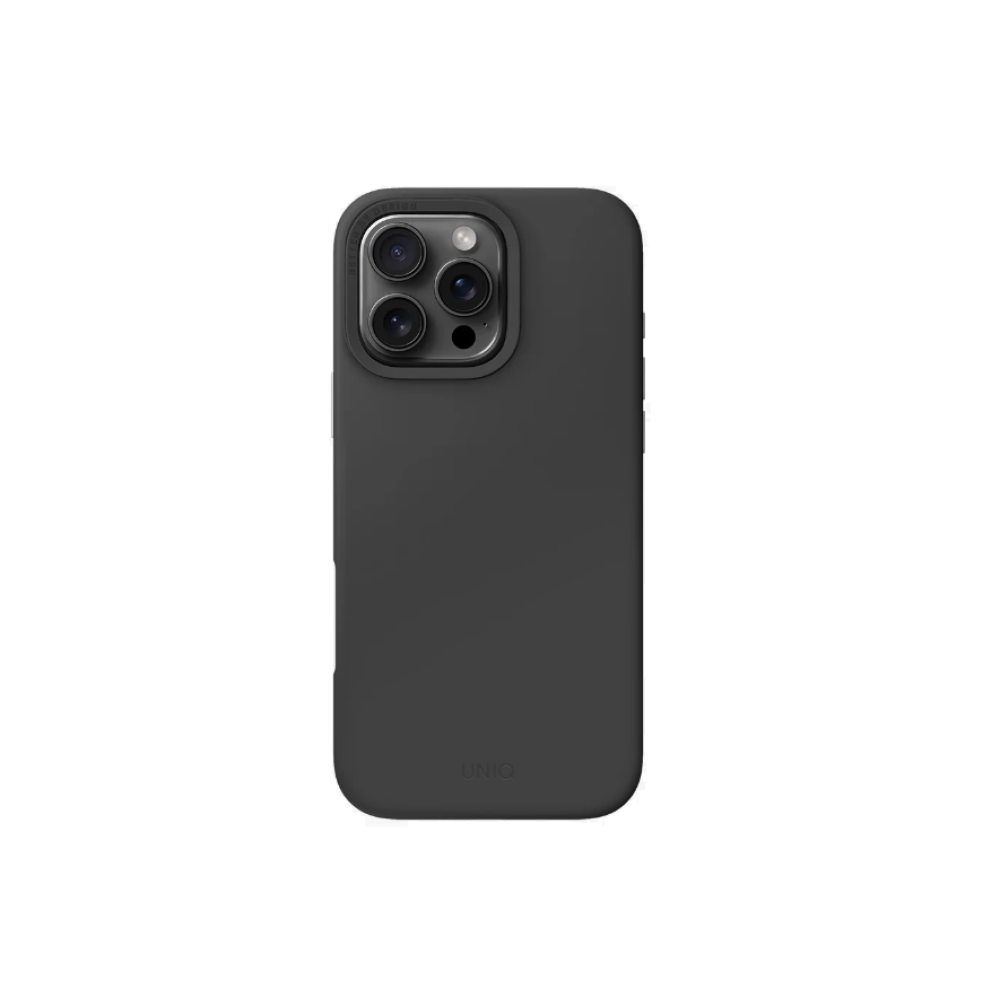 Θήκη Apple iPhone 16 Pro - Uniq Lino Hue MagClick Ανθεκτική Σκληρή με MagSafe & 2 x Πλαίσια Κάμερας - Grey (UNIQ-IP6.3P(2024)-LINOHMGRY)