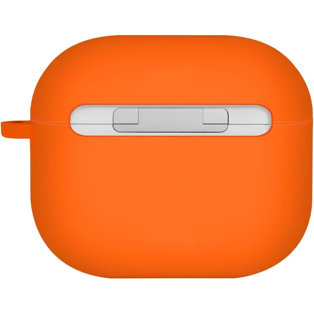 Θήκη AirPods 4th Gen Uniq Nexo Σκληρή με Ear Hooks / Άγκιστρα Αυτιών - Volt Orange (UNIQ-AIRPODS(2024)-NEXVORG)