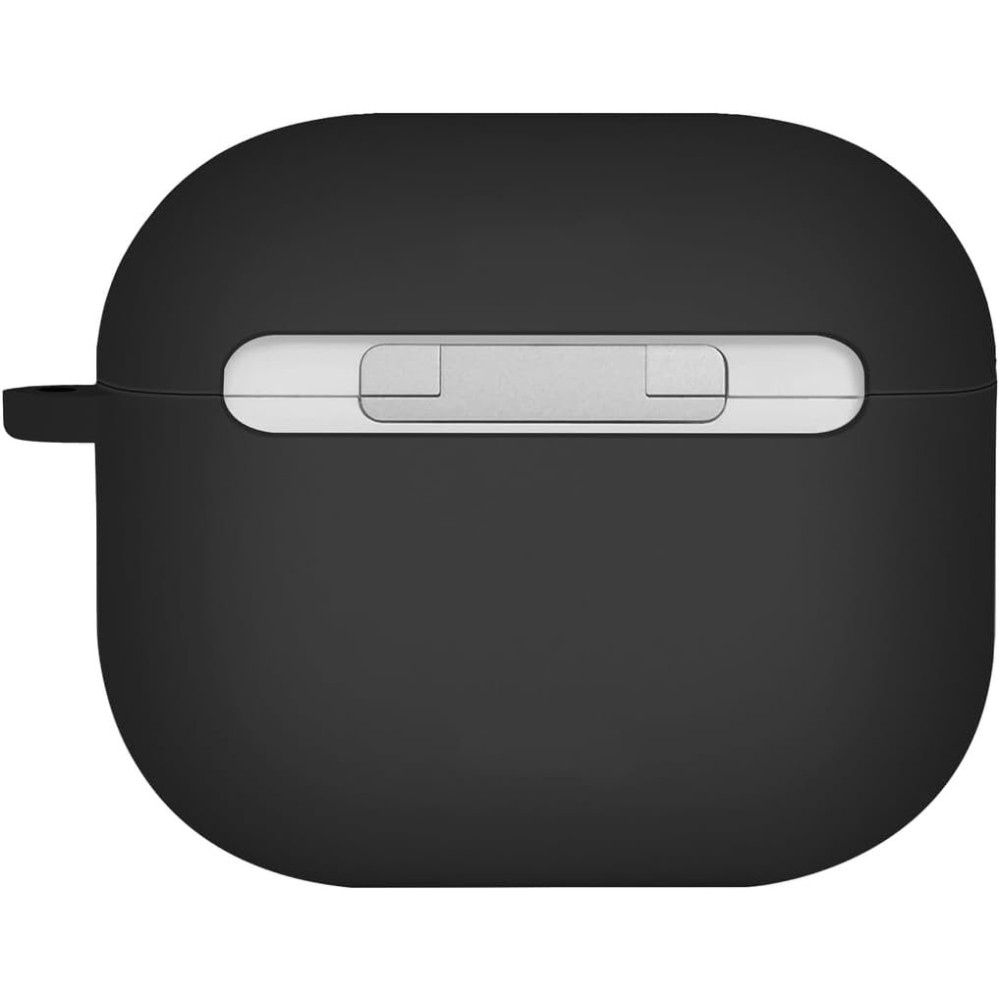 Θήκη AirPods 4th Gen Uniq Nexo Σκληρή με Ear Hooks / Άγκιστρα Αυτιών - Black (UNIQ-AIRPODS(2024)-NEXOBLK)