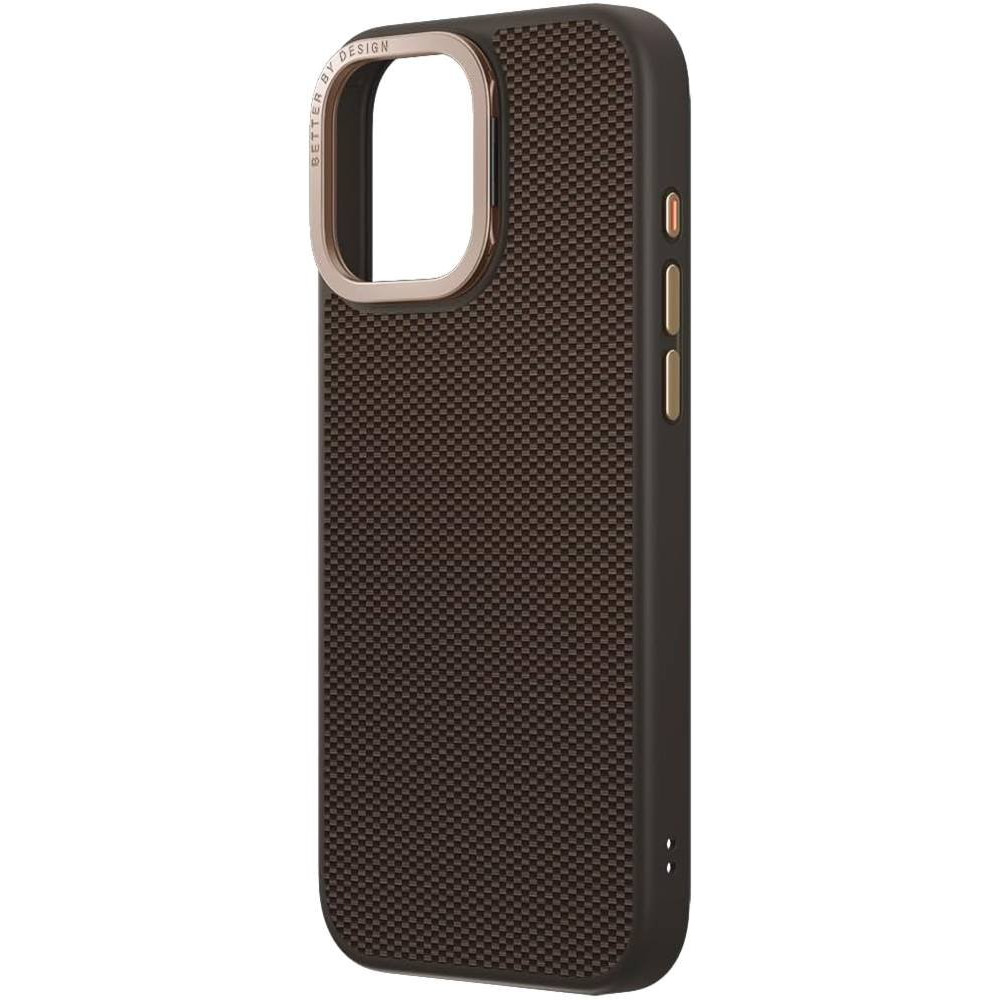 Θήκη iPhone 16 Pro Max Uniq Keva Max Ανθεκτική Aramid Fiber με MagSafe & Kickstand - Brown (UNIQ-IP6.9P(2024)-KEVMMBWN)