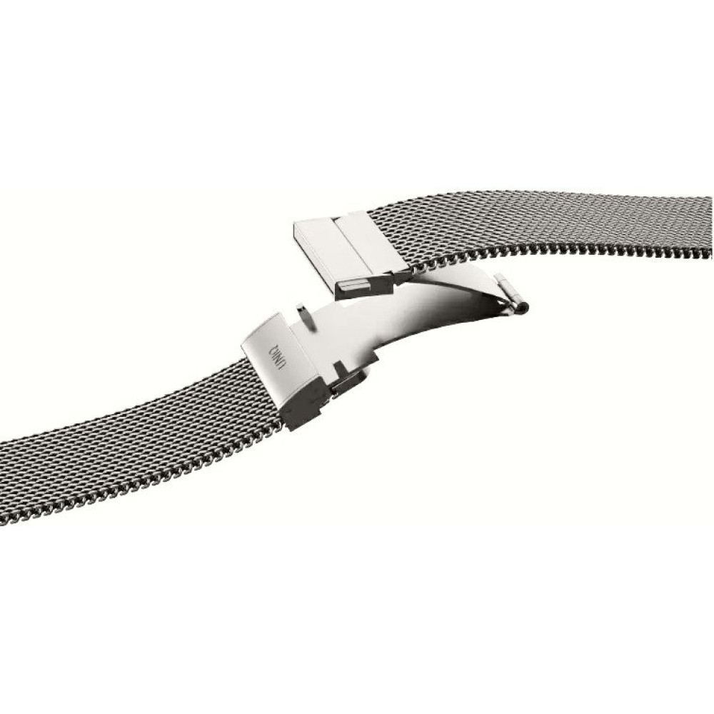 Λουράκι Apple Watch SE/11/10/9/8/7/6/5/4 (42/41/40mm) Uniq Dante Pro από Ανοξείδωτο Ατσάλι - Titanium Silver (UNIQ-42MM-DANPTSIL)