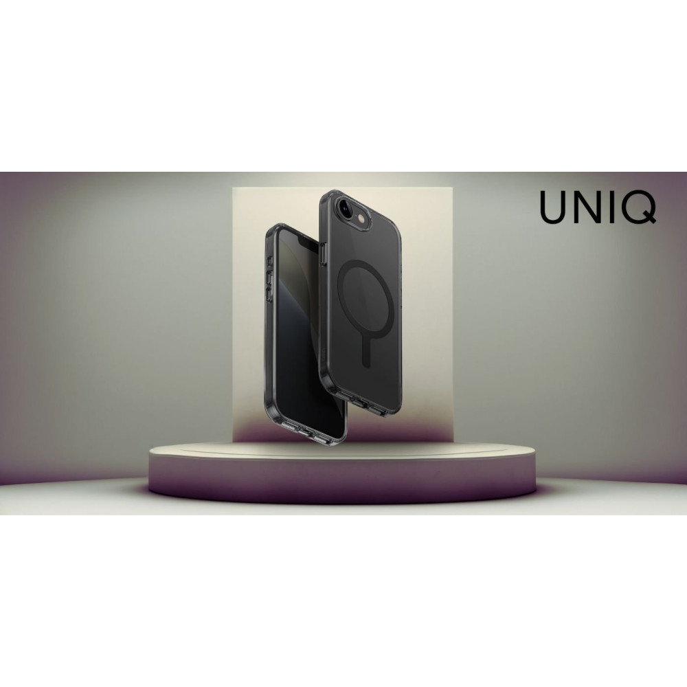 Θήκη iPhone 16e Uniq LifePro MagClick Ανθεκτική Σκληρή με MagSafe - Smoke (UNIQ-IP16E(2025)HYB-LPRMSMK)