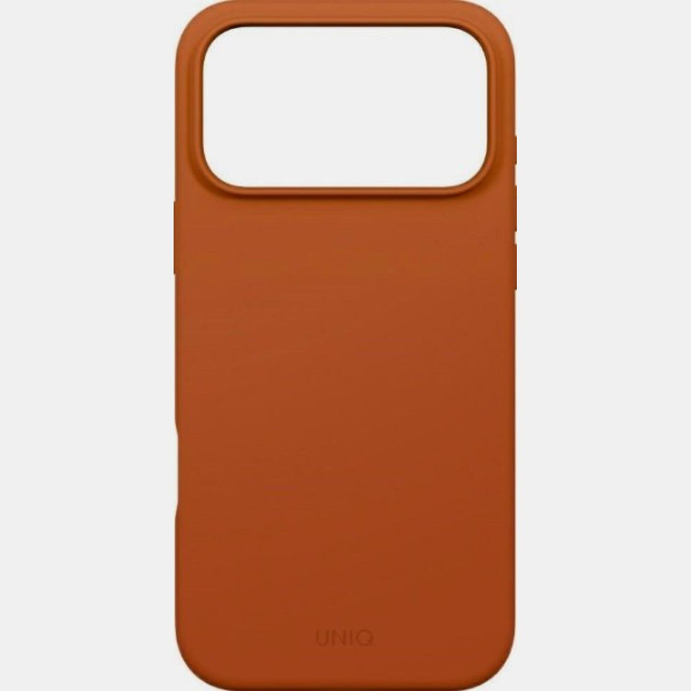 Θήκη iPhone 17 Pro Max Uniq Lino MagClick Ανθεκτική Premium Σιλικόνης με MagSafe - Sunset Orange (UNIQ-IP6.9P(2025)-LINOMSORG)