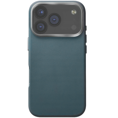 Θήκη iPhone 17 Pro Uniq Lyden Ανθεκτική με MagSafe από Premium Vegan Δέρμα & Μεταλλικό Πλαίσιο Κάμερας - Ash Blue (UNIQ-IP6.3P(2025)-LYDMABLU)