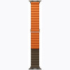 Λουράκι Apple Watch Ultra/SE/11/10/9/8/7/6/5/4 (49/46/45/44mm) Uniq Revix Premium Edition Αναστρέψιμο Μαγνητικό από Premium Σιλικόνη & Δέρμα - Saffron Orange / Khaki (UNIQ-45MM-REVPSORGKAK)