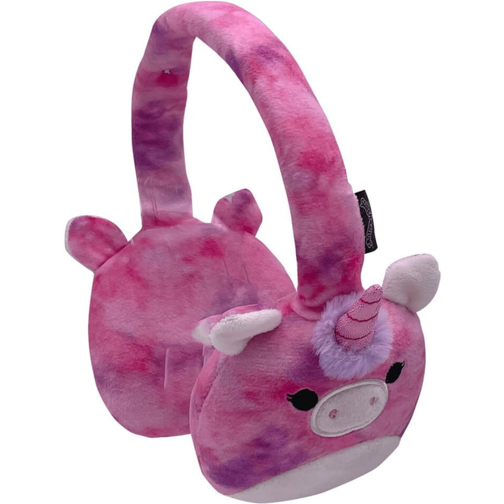 Bluetooth Ακουστικά Lazerbuilt Jazwares Original Squishmallows Λούτρινα Ασύρματα Κεφαλής για Παιδιά με Μικρόφωνο - Lola the Unicorn (HMSQM-BT-LOLA)