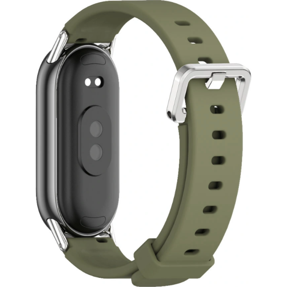 Λουράκι Xiaomi Smart Band 10 / 10 NFC / 9 / 9 NFC / 8 / 8 NFC Tech-Protect Iconband Classic Σιλικόνης - Army Green (5906302331406)