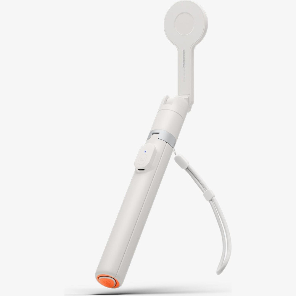 Τρίποδο Spigen S581W Selfie Stick Tripod MagFit Plus MagSafe Ασύρματο Bluetooth Selfie Stick με Τηλεχειριστήριο - Beige (AMP09535)