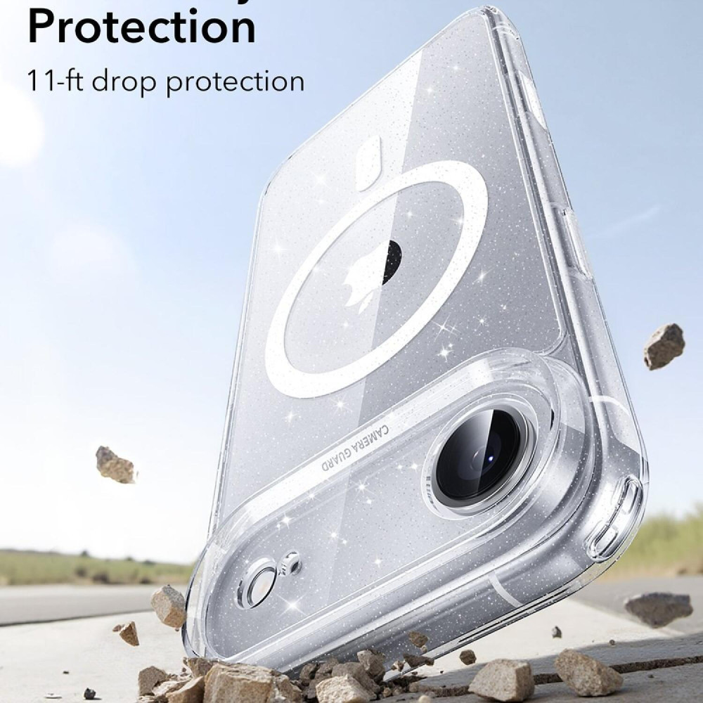 Θήκη iPhone Air ESR Classic Hybrid Magnetic Ανθεκτική με MagSafe & Κάλυμμα για Camera Control - Clear Shimmer (4894240289273)