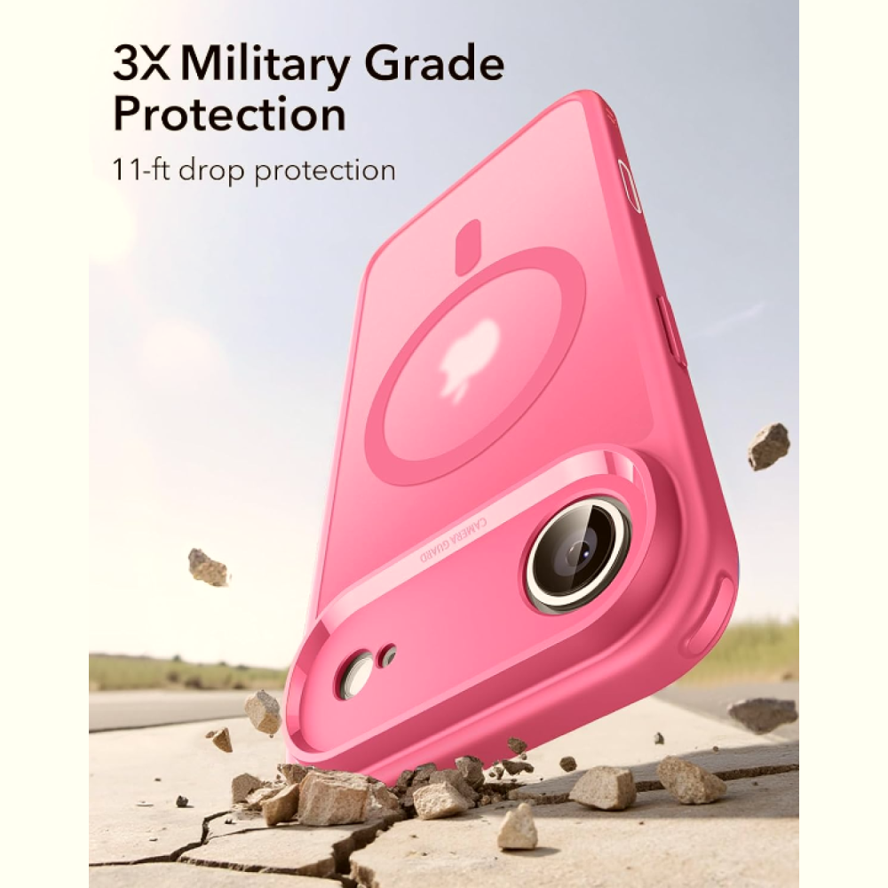 Θήκη iPhone Air ESR Classic Hybrid Magnetic Ανθεκτική με MagSafe & Κάλυμμα για Camera Control - Frosted Pink (4894240288139)