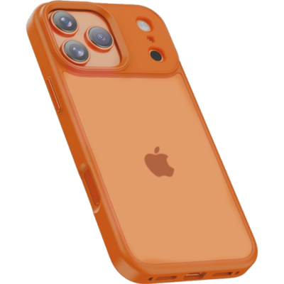 Θήκη iPhone 17 Pro Tech-Protect MagMat Σκληρή Ημιδιάφανη - Matte Cosmic Orange (5906302333967)