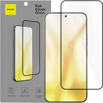 Tempered Glass Xiaomi 15T / 15T Pro Spacecase Full Cover Glass Full Face Αντιχαρακτικό Γυαλί Προστασίας Οθόνης - Black (5905719138004)