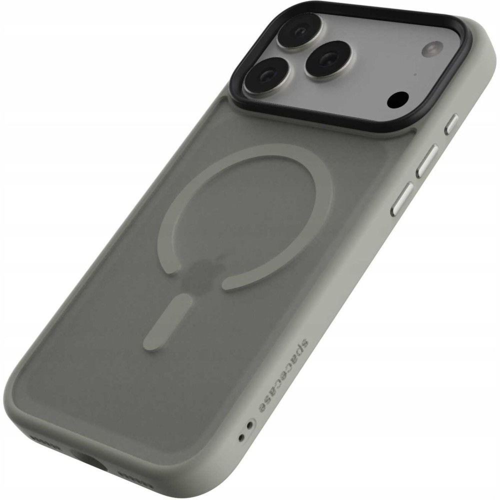 Θήκη iPhone 17 Pro Max Spacecase Fusion Mag Ημιδιάφανη Σκληρή με MagSafe - Gray (5905719138165)