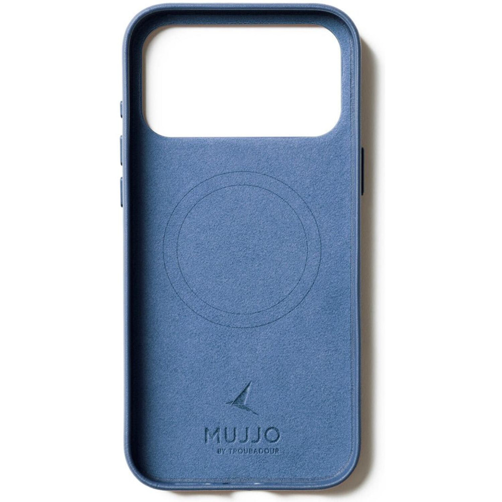 Θήκη iPhone 17 Pro Max MUJJO by Troubadour Full Leather Case Δερμάτινη με MagSafe - Monaco Blue (MUJJO-CL-063-BL)