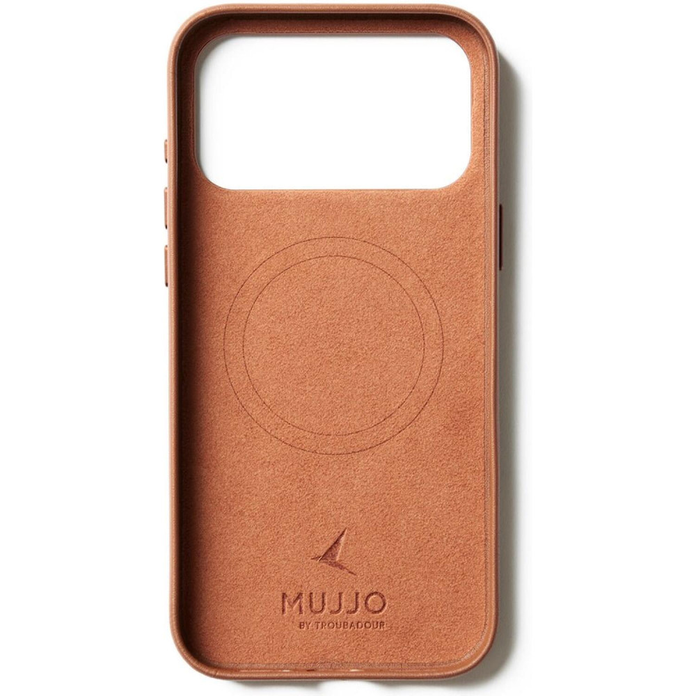 Θήκη iPhone 17 Pro Max MUJJO by Troubadour Full Leather Case Δερμάτινη με MagSafe - Tan (MUJJO-CL-063-TN)