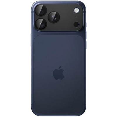 Tempered Glass iPhone 17 Pro Max Spigen GLAS.tR EZ Fit OPTIK Pro XL Camera Lens Protector Αντιχαρακτικό Γυαλί Προστασίας για Φακό Κάμερας - Black (AGL10649)