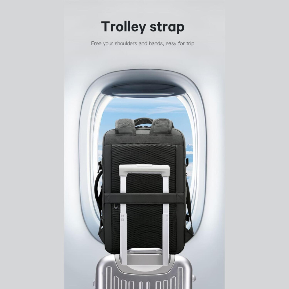 Σακίδιo Πλάτης / Backpack Bange 3055 Ταξιδιού / Τσάντα Μεταφοράς Laptop έως 17.3" 30-40L - Black