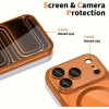 Θήκη iPhone 17 Pro Tech-Protect MagFlex Διάφανη Σιλικόνης με MagSafe - Shiny Cosmic Orange (5906302334612)