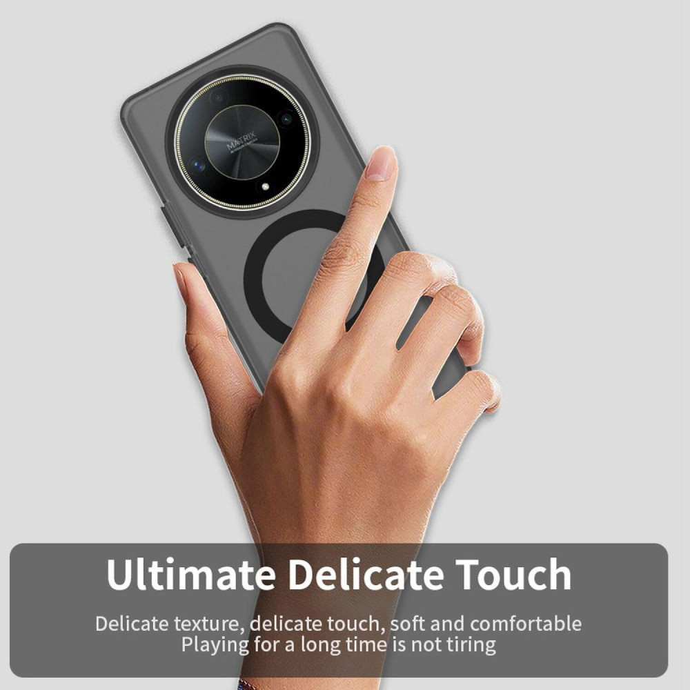 Θήκη Honor Magic6 Lite Techsuit CandyCase Σκληρή Ημιδιάφανη με MagSafe - Black (5949419311114)