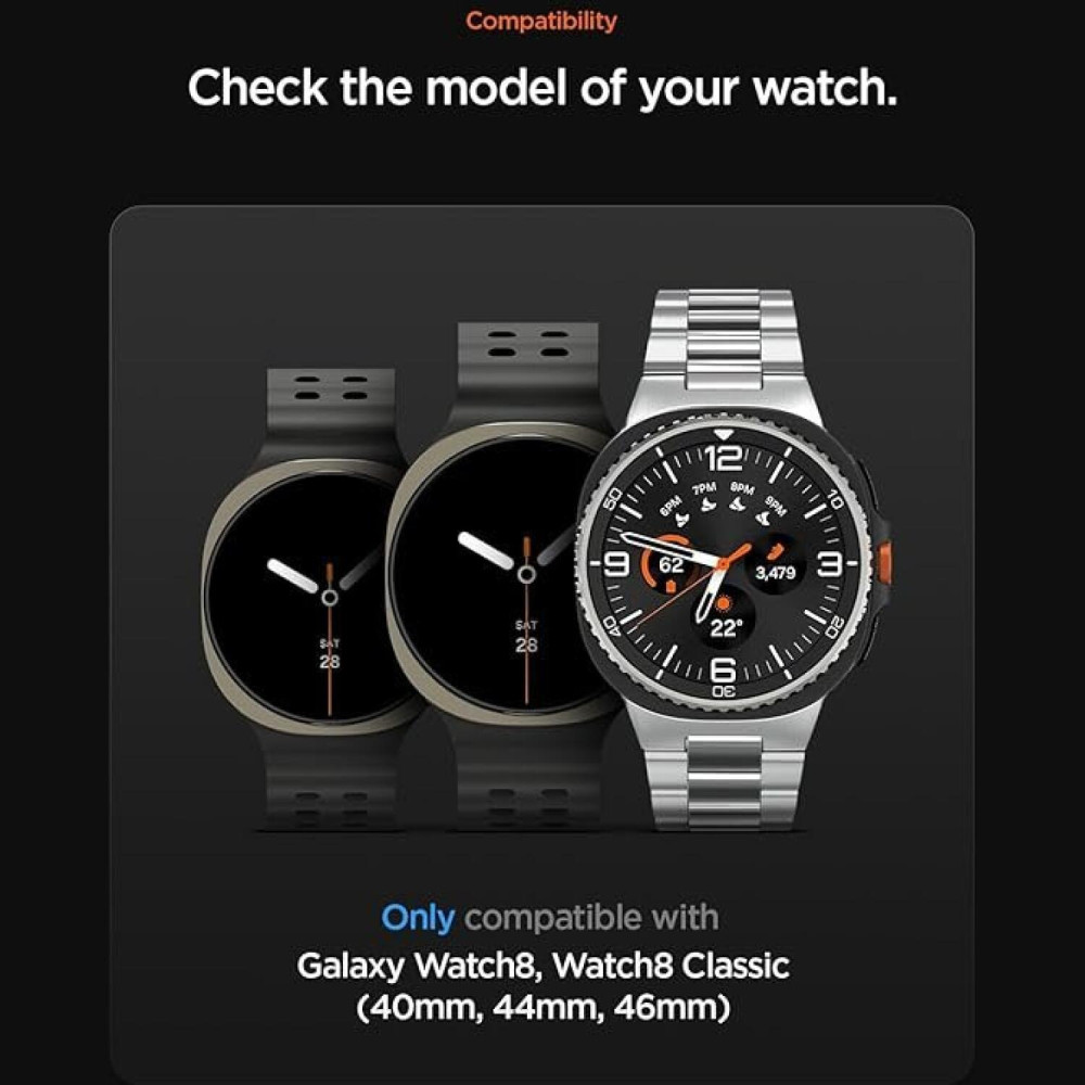 Λουράκι Samsung Galaxy Watch 8 Classic / Watch 8 (46/44/40mm) Spigen Athlex Air Υφασμάτινο - Active Navy (AMP10114)