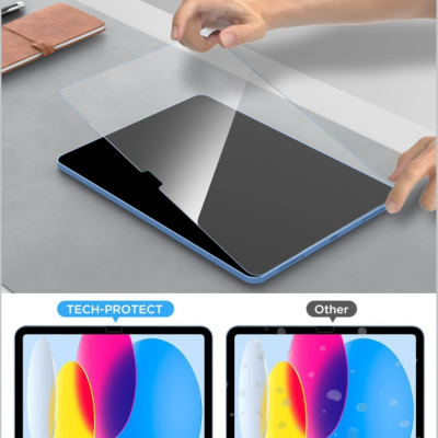 Tempered Glass iPad Pro 11" 2025 / 2024 Tech-Protect Glass Fit+ Αντιχαρακτικό Γυαλί Προστασίας Οθόνης 2 Τεμάχια - Clear (5906302335824)