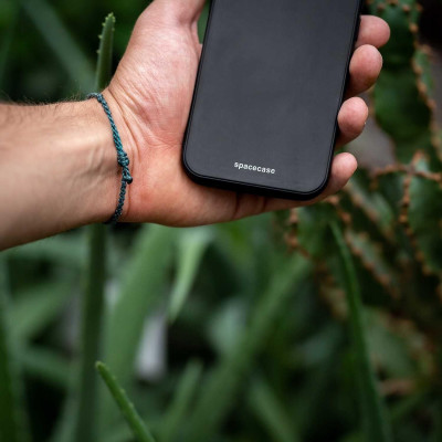 Θήκη iPhone 15 Spacecase Silicone Case Σιλικόνης - Black (5905719103460)