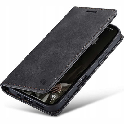 Θήκη iPhone 17 Spacecase Wallet Πορτοφόλι - Black (5905719132293)
