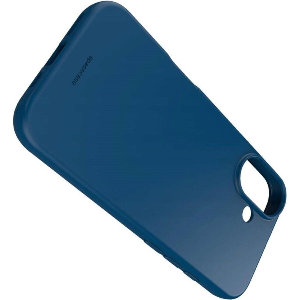 Θήκη iPhone 17 Spacecase Silicone Case Σιλικόνης - Blue (5905719131319)