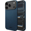Θήκη iPhone 17 Pro Max Nekit Fiber Σκληρή με MagSafe Aramid Fiber 1mm 1500D Kevlar - Blue (8719246494611)