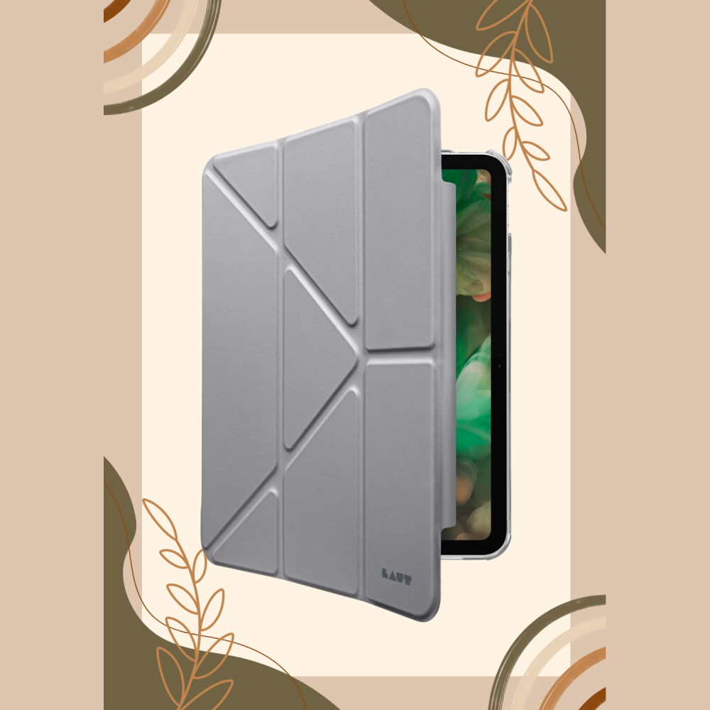 Θήκη iPad Air 13" 2025 / 2024 Laut Huex Folio με Υποδοχή για Apple Pencil - Grey (L_IPA24L_HF_GY)