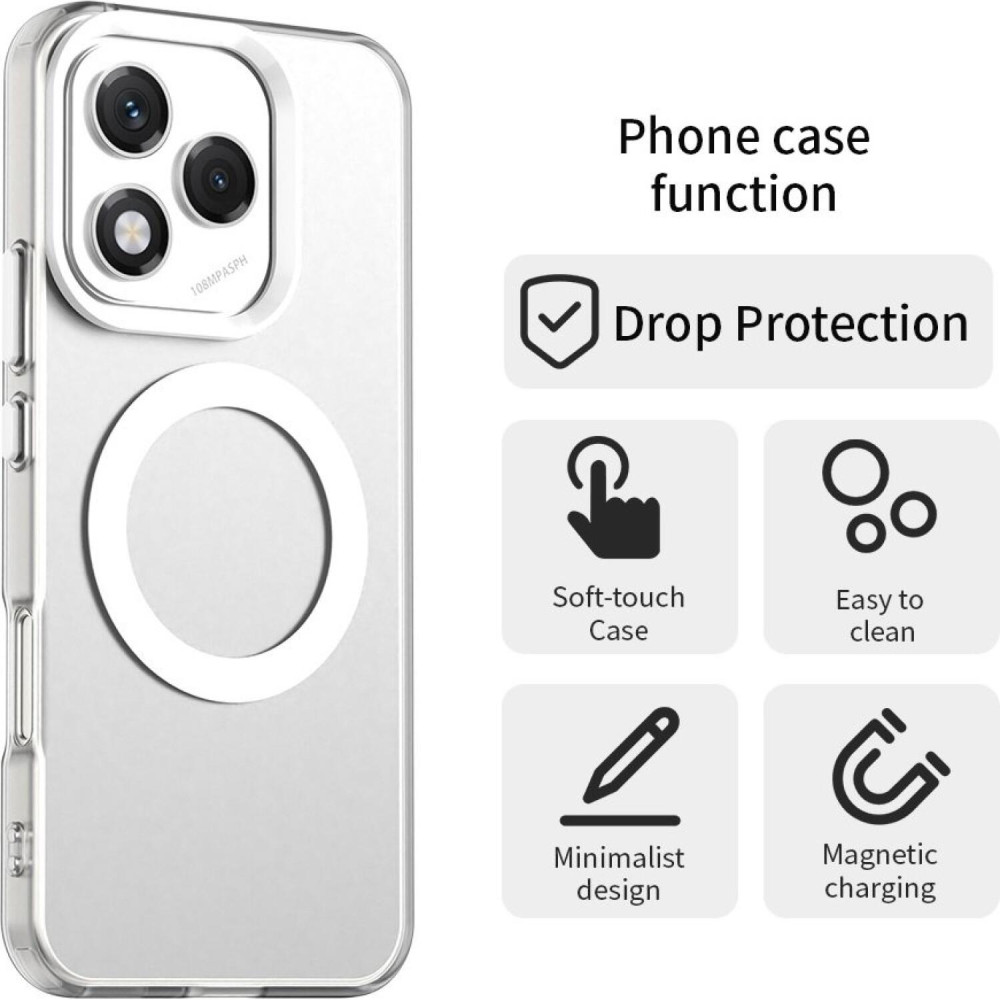 Θήκη Honor 400 Lite Techsuit CandyCase Σκληρή Ημιδιάφανη με MagSafe - White (5949419310858)