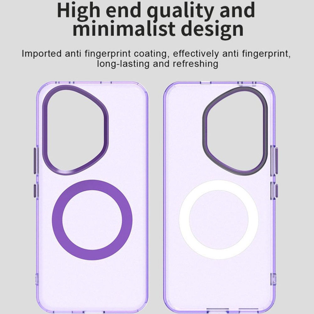 Θήκη Honor 400 Pro Techsuit CandyCase Σκληρή Ημιδιάφανη με MagSafe - Purple (5949419310728)