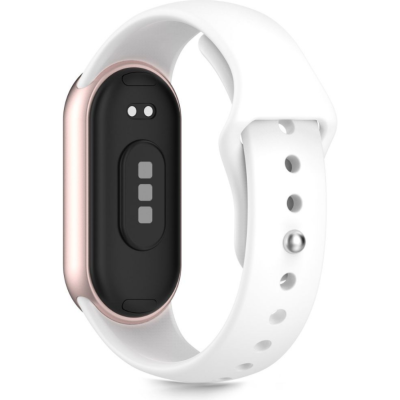 Λουράκι Xiaomi Smart Band 10 / 10 NFC / 9 / 9 NFC / 8 / 8 NFC Tech-Protect Iconband Pure Σιλικόνης - White (5906302331321)