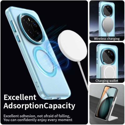 Θήκη Honor Magic7 Pro Techsuit CandyCase Σκληρή Ημιδιάφανη με MagSafe - Blue (5949419311039)