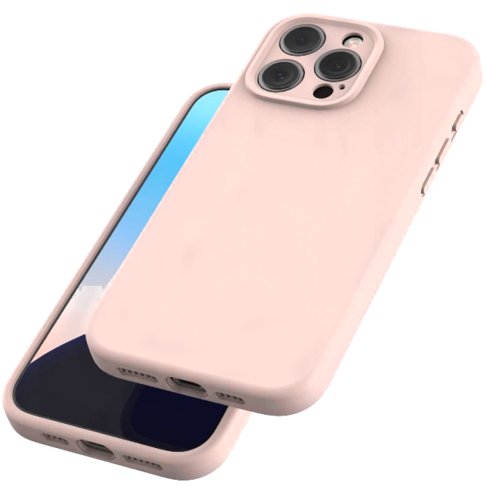 Θήκη iPhone 16 Pro Max Spacecase Silicone Mag Case Σιλικόνης με MagSafe - Baby Pink (5905719137946)