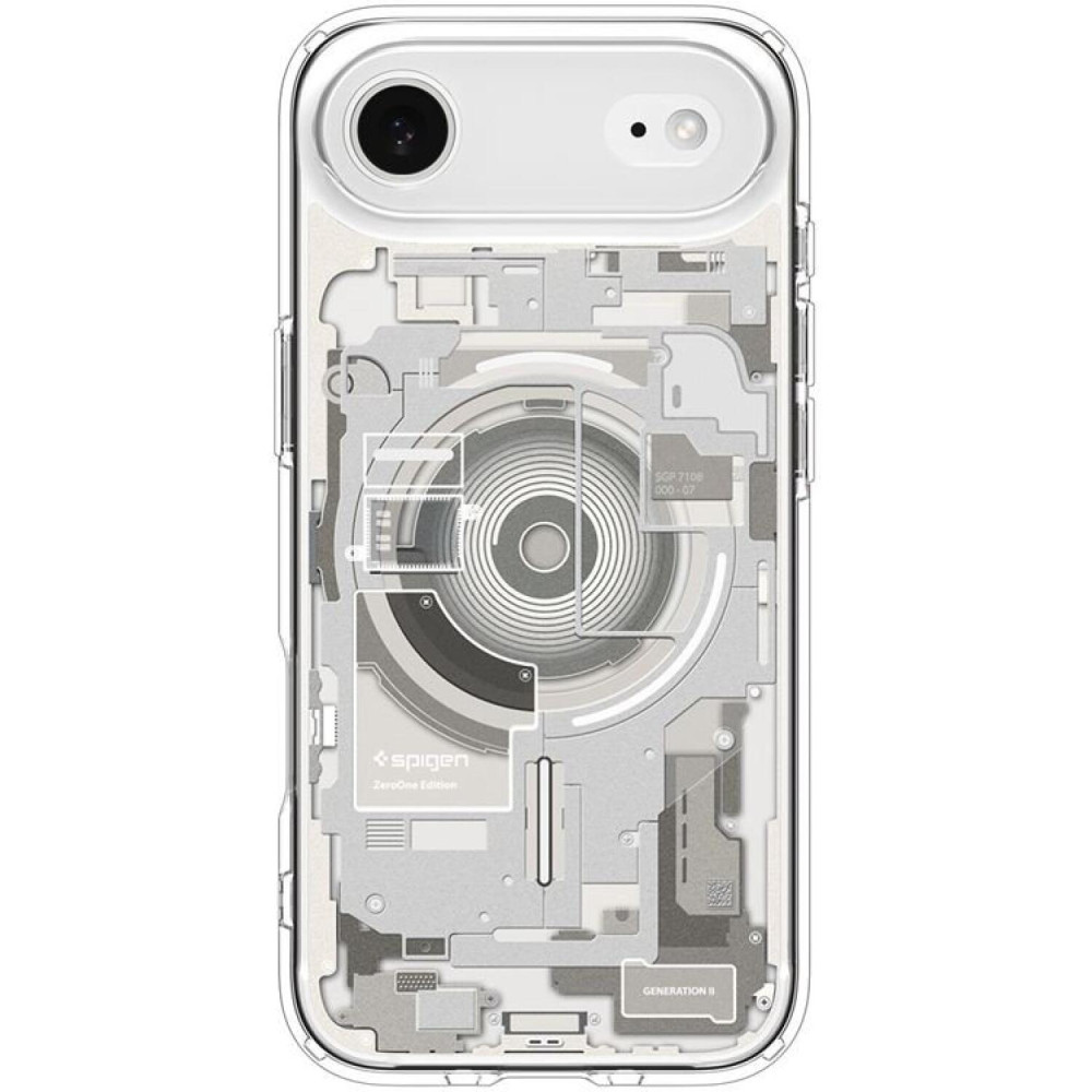 Θήκη iPhone Air Spigen Ultra Hybrid MagFit Ανθεκτική Σκληρή με MagSafe - Zero One Natural Titanium (ACS10319)