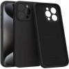 Θήκη iPhone 15 Pro Max Spacecase Silicone Mag Case Σιλικόνης με MagSafe - Black (5905719137861)
