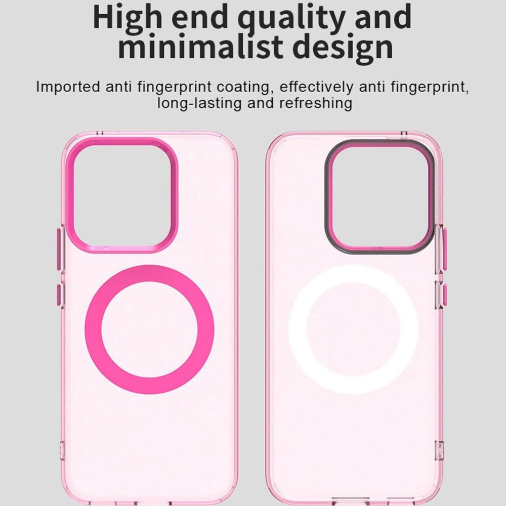 Θήκη Honor X8c Techsuit CandyCase Σκληρή Ημιδιάφανη με MagSafe - Pink (5949419310896)